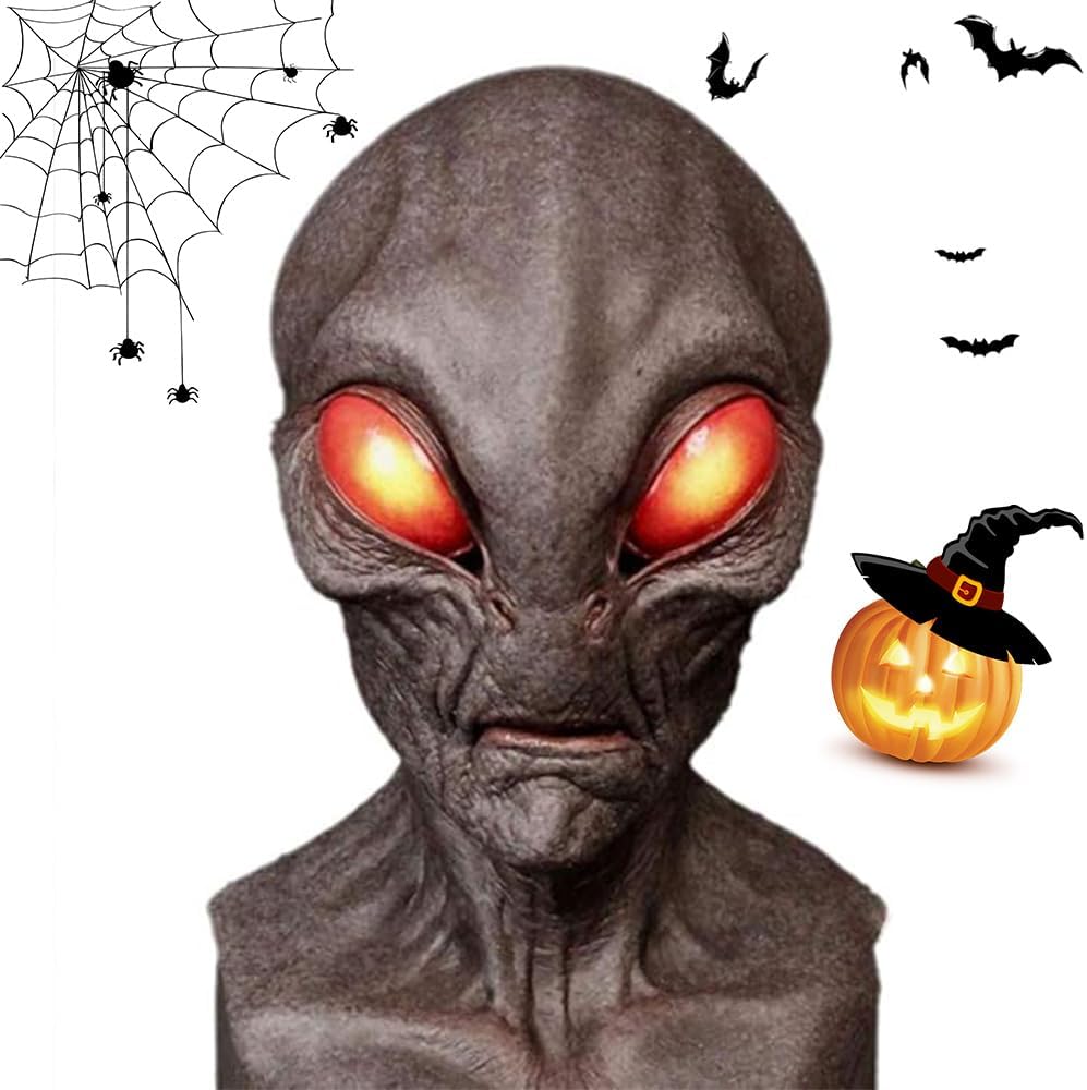 Alien Mask Full Head Skeleton Halloween