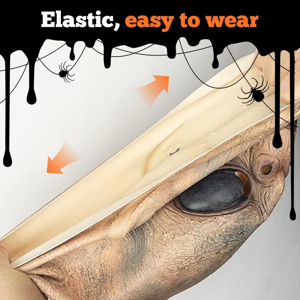 Alien Mask Full Head Skeleton Halloween